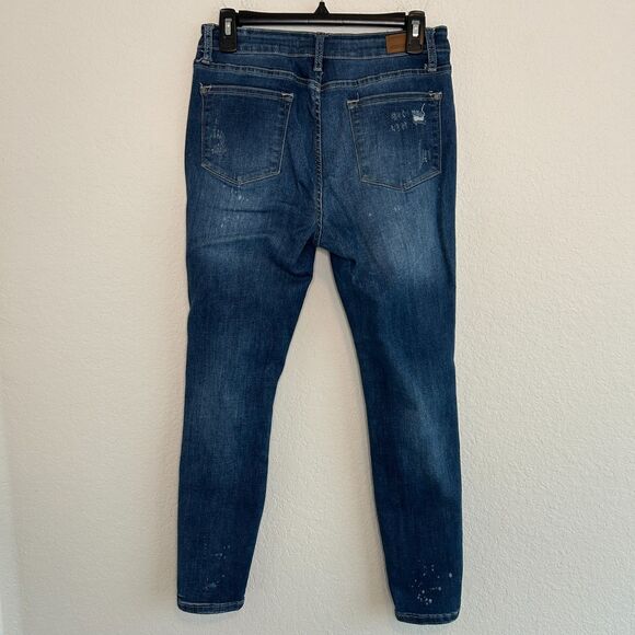 Judy Blue Womens Destroyed Skinny Jeans Sz 9 / 29 - Picture 3 of 5